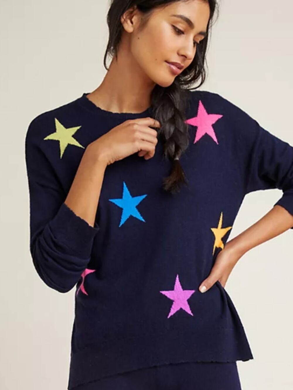 Anthropologie Sundry Cashmere Wool Blend Supernova Sweater Sz. 0 (US XS)